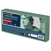 Пластилин скульптурный ТВЕРДЫЙ ОЛИВКОВЫЙ «Секреты художника», 1 кг, BRAUBERG ART, 107490