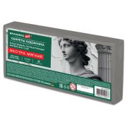 Пластилин скульптурный ЭКСТРА МЯГКИЙ СЕРЫЙ «Секреты художника», 1 кг, BRAUBERG ART, 107509