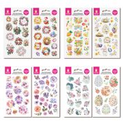 Переводные картинки для яиц, НАБОР 2 листа, 20x11см «С Пасхой», ассорти, ЗОЛОТАЯ СКАЗКА, 592649