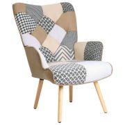 Кресло BRABIX «Soft LC-305», ткань, пэчворк (лоскутное), 533148