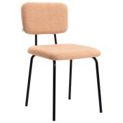 Стулья BRABIX «Ideal CF-080», КОМПЛЕКТ 4 шт., черный каркас, букле бежевый, 533255