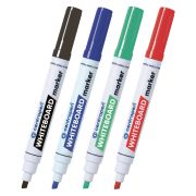 Маркеры стираемые для белой доски НАБОР 4 шт., 4 ЦВЕТА, CENTROPEN «Dry-Wipe», 8569/4, 1-4,5 мм, 585690401