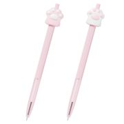 Ручка с топпером шариковая автоматическая FUNSTER «CAT PAW», СИНЯЯ, ассорти, пишущий узел 0,7 мм, линия письма 0,35 мм, 144376