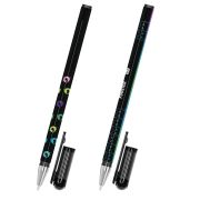 Ручка шариковая с принтом FUNSTER STICK «BLACK CAT», СИНЯЯ, SOFT TOUCH покрытие, узел 0,7 мм, линия 0,35 мм, 144391