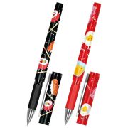 Ручка шариковая с грипом FUNSTER GRIP «TASTY FOOD», СИНЯЯ, пишущий узел 0,7 мм, линия письма 0,35 мм, 144394