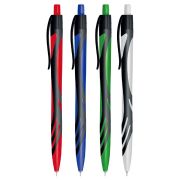 Ручка шариковая автоматическая BRAUBERG «ULTRA COLOR CLASSIC», корпус ассорти, СИНЯЯ, пишущий узел 0,7 мм, линия письма 0,35 мм, 144498