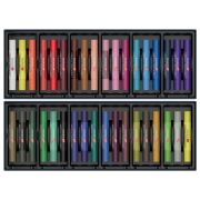 Пастель масляная BRAUBERG ART «Секреты художника», УТОЛЩЕННАЯ, 36 цветов, круглое сечение, 182001, 182101