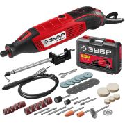 Гравер электрический 160 Вт, размер цанги 3,2 мм, 41 предмет, кейс, ЗУБР Мастер ЗГ-160 КН41