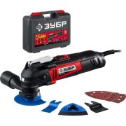 Многофункциональный инструмент (реноватор), 500 Вт, 19000 колебаний/мин, OQIS, набор насадок, ЗУБР МФИ-500 КН