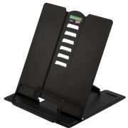 Подставка для книг и учебников BRAUBERG KIDS mini «Black», регулируемый угол наклона, металлическая, 238972