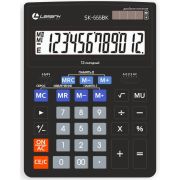 Калькулятор настольный Lamark SK-555BK, большой (155х205 мм), 12 разрядов, двойное питание, черный
