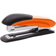 Степлер №10 20 л., Ulrich оранжевый, индикатор скоб, антистеплер