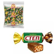 Конфеты шоколадные СЛАВЯНКА «Степ» с лесным орехом, арахисом и фундуком, 1000 г, 20506