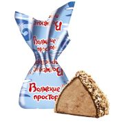 Конфеты СЛАВЯНКА «Волжские просторы» в вафельной крошке, с начинкой пралине, 1000 г, 40187