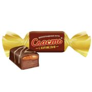 Конфеты глазированные СЛАВЯНКА «Сласть», шоколадная нуга с карамелью, 1000 г, 20523