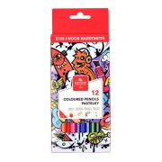 Карандаши цветные KOH-I-NOOR «TEENAGE», 12 цветов, 3 мм, европодвес, 3552/12, 3552012042KSRU