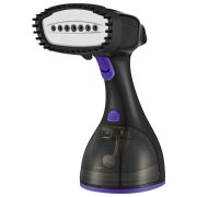 Отпариватель ручной KITFORT КТ-9121-1, 1500 Вт, пар 25 г/мин, резервуар 0,3 л, 2 режима, черно-фиолетовый