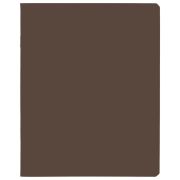 Тетрадь А5 48 л., HATBER, скоба, клетка, Soft-touch ламинация, SoloMatte «Шоколадный мусс», 092730, 48Т5лВ1