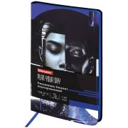 Ежедневник недатированный А5 (138х213 мм), BRAUBERG VISTA, под кожу, гибкий, 136 л., «Vogue», 112003