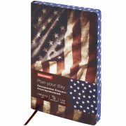 Ежедневник недатированный А5 (138х213 мм), BRAUBERG VISTA, под кожу, гибкий, 136 л., «Independence», 112006