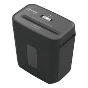 Уничтожитель (шредер) BRAUBERG OF-812X, карты, скобы, 4 уровень секретности, 4х35 мм, 8 листов, 12 литров, 533141