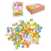 Декорация пасхальная 1,8 см «Яйца», НАБОР 100 штук, пенопласт, разноцветные, ЗОЛОТАЯ СКАЗКА, 592635