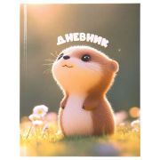 Дневник 1-4 класс 48 л., твердый, ЮНЛАНДИЯ, глянцевая ламинация, с подсказом, «Хомячок», 107579