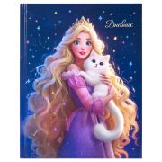 Дневник 1-4 класс 48 л., твердый, ЮНЛАНДИЯ, глянцевая ламинация, с подсказом, «Принцесса», 107582
