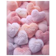 Дневник 5-11 класс 48 л., твердый, BRAUBERG, матовая ламинация, с подсказом, «Пушистые Сердечки», 107611