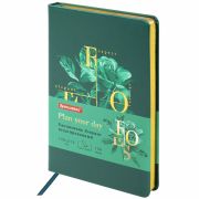 Ежедневник недатированный А5 (138х213 мм), BRAUBERG VISTA, под кожу, твердый, 136 л., «Rose», 112019