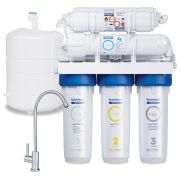Фильтр для воды с краном и баком БАРЬЕР «ПРОФИ Осмо 100 М», обратный осмос 6 ступеней, бак 12 л, Н152Р01