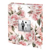 Фотоальбом BRAUBERG «Flowery love» на 200 фото 10х15 см, твердая обложка, окно под фото, 391424