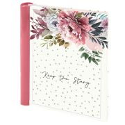 Фотоальбом BRAUBERG «Blossom», на 20 магнитных листов, 23х28 см, твердая обложка, спираль, 391425