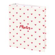 Фотоальбом BRAUBERG «Cute hearts» на 200 фото 10х15 см, твердая обложка, 391427