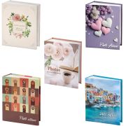 Фотоальбом BRAUBERG на 100 фото 10х15 см, ассорти 5 дизайнов, твердая обложка, 391444