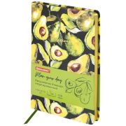 Ежедневник недатированный А5 (138х213 мм), BRAUBERG VISTA, под кожу, твердый, 136 л., «Avocado», 112026