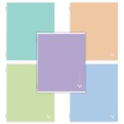 Тетрадь А5 96 л. STAFF «College», скоба, клетка, офсет №2 ЭКОНОМ, обложка картон, «ПАСТЕЛЬНАЯ», 405630