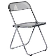 Стул складной прозрачный тонированный BRABIX «Glam CF-020», хромированный каркас, пластик, 533247