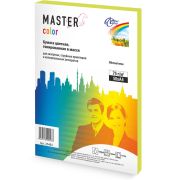 Бумага офисная цветная 50л 75г А4 Master Color FP-04/желтый неон НОВИНКА!
