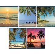 Тетрадь Lamark «Море », А5, 165х205 мм, 48 л., на скобе, клетка, обложка - мелованный картон