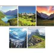 Тетрадь Lamark «Природа », А5, 165х205 мм, 48 л., на скобе, клетка, обложка - мелованный картон