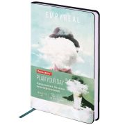 Ежедневник недатированный А5 (138х213 мм), BRAUBERG VISTA, под кожу, гибкий, 136 л., «Spirit», 112034