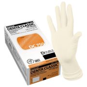 Перчатки латексные смотровые MANUAL DC750, Австрия, 50 пар (100 шт.), размер S (малый), белые, DC750-01