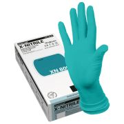 Перчатки нитриловые смотровые особо прочные удлиненные MANUAL XN809, Австрия, 25 пар (50 шт.), размер L (большой), XN809-03