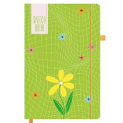 Скетчбук, белая бумага 140 г/м2, 130х210 мм, 80 л., софт-тач, резинка, BRAUBERG ART CLASSIC, «Green mood», 117778