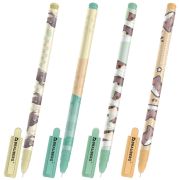 Ручка гелевая, кросс-серия «МИЛЫЕ КОТЫ», BRAUBERG, СИНЯЯ, корпус ассорти, игольчатый наконечник 0,5 мм, линия письма 0,3 мм, 144480