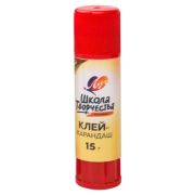 Клей-карандаш ЛУЧ «Школа творчества», 15 г, PVP основа, 29С 1736-08