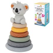 Тактильная игрушка-сортер, пирамидка «Коала», 7 элементов, сенсорная развивающая, ЭКО, BAMBOX BABY (БАМБОКС БЭБИ), 665912