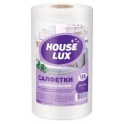 Салфетки универсальные в рулоне 125 шт., 28х20 см, вискоза (спанлейс) 45 г/м2, HOUSE LUX, 82539