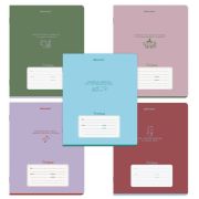 Тетрадь 18 л. BRAUBERG линия, обложка картон, PHRASES, 107785